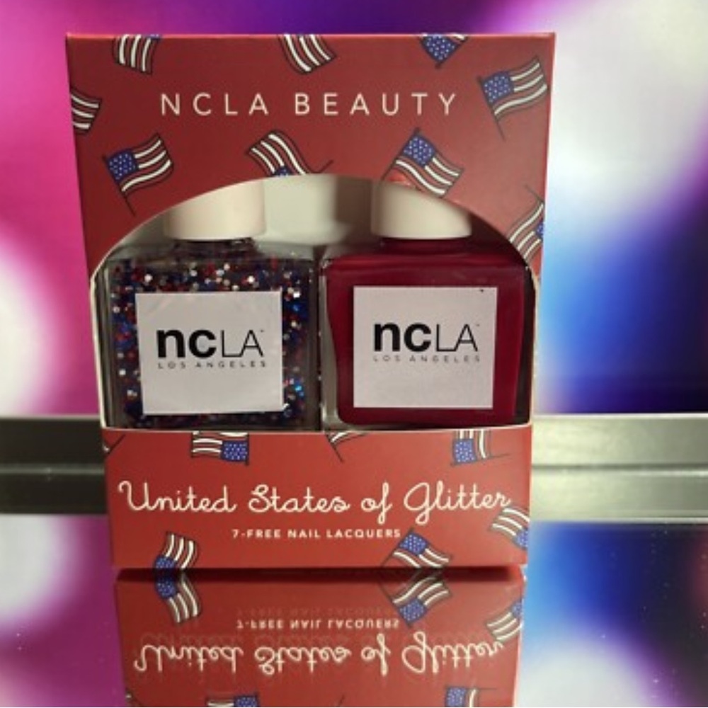 NCLA Beauty Limited Edition United States of Glitter 2-Pack 7-Free Lacquer